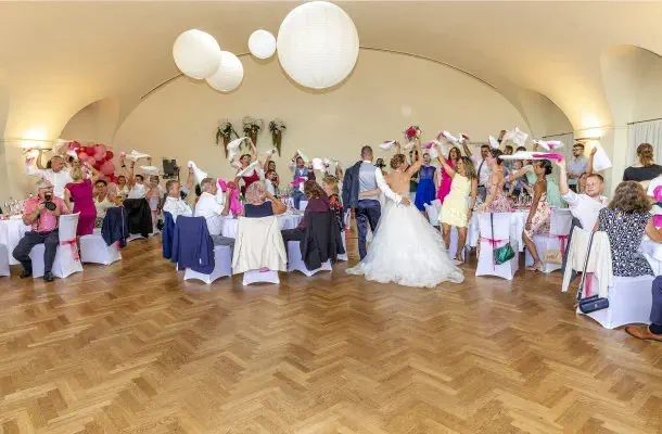 Festsaal des Gasthofs Pree bei Hochzeit