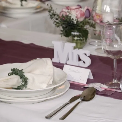 Detailfoto Tischdekoration Mary's Coffeepub abgelichtet durch Fotograf Wedding Paradise aus Bezirk Wiener Neustadt