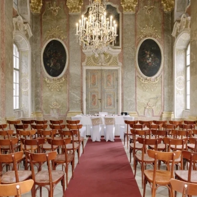 Innenaufnahme Schlösschen an der Weide Maria Enzersdorf aufgenommen durch Fotograf Wedding Paradise aus Niederösterreich