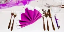 Detailfoto von Tischdekoraton abgelichtet durch Fotograf Wedding Paradise aus Niederösterreich