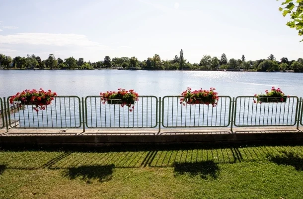 Terrasse von Hochzeitslocation Zum Straba an der Donau
